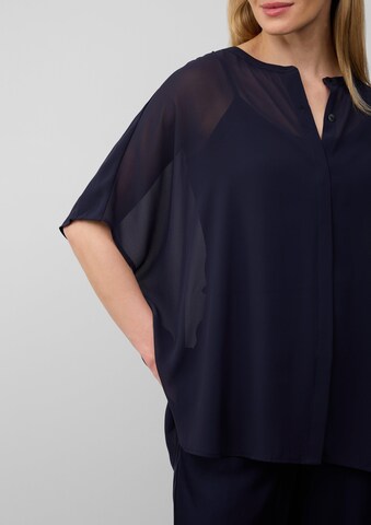 s.Oliver BLACK LABEL Blouse in Blue