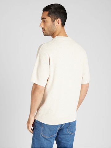 JACK & JONES Pullover 'BASTIAN' i beige