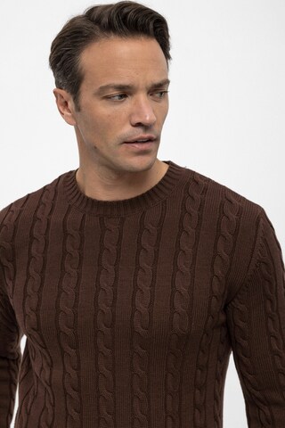 Pull-over Felix Hardy en marron