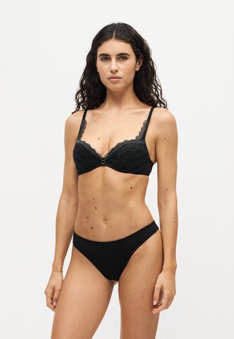 TRIUMPHPush-up Grudnjak 'Comfort Allure' - crna boja