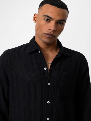 Fit confort Chemise Antioch en noir