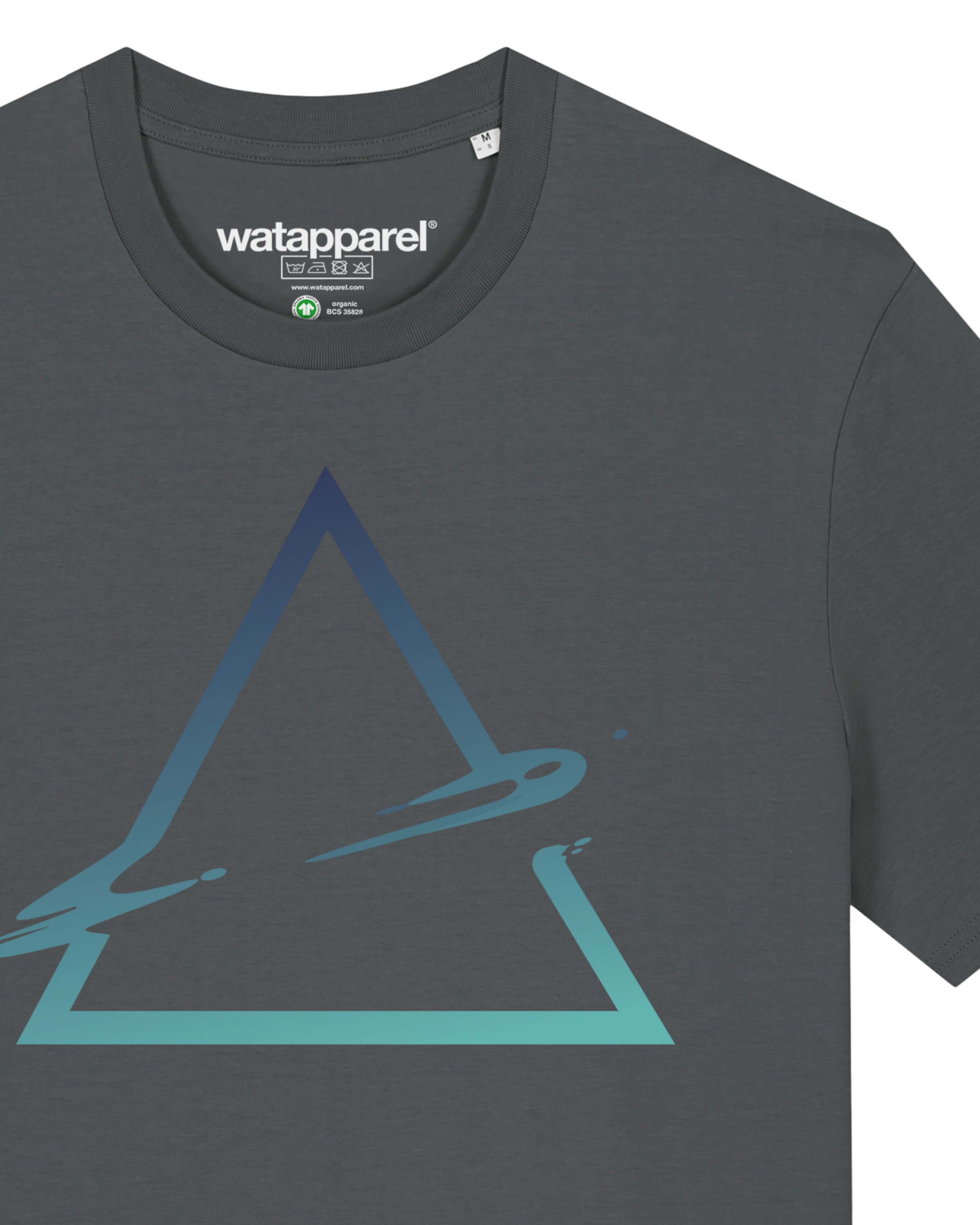 Watapparel Shirt ' Triangle ' in Grijs