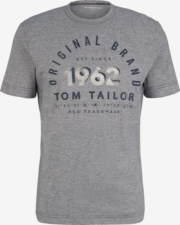 T-Shirt TOM TAILOR en bleu : devant