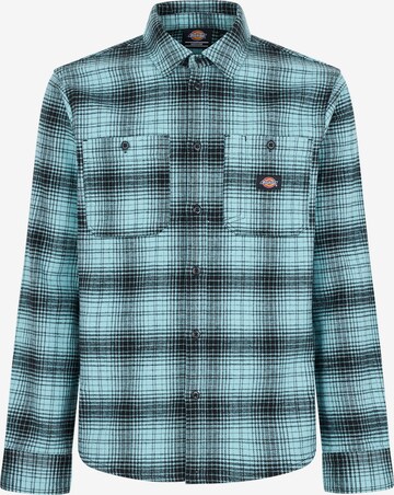 DICKIES Button Up Shirt 'EVANSVILLE' in Blue: front
