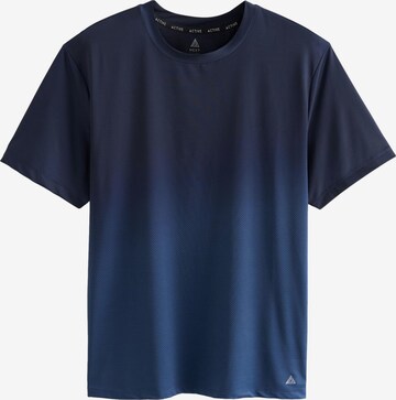 Next T-Shirt in Blau: Vorderseite