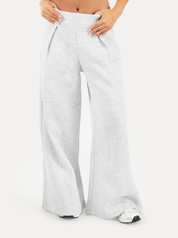 Loosefit Pantalon ' Sylva ' Smilodox en gris : devant