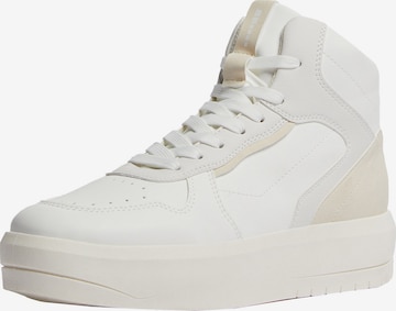 Bershka Sneaker high i hvid: forside