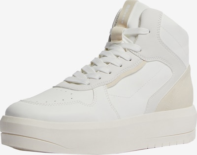 Bershka High-top trainers in Kitt / White, Item view