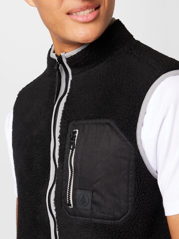 Volcom Bodywarmer 'MUZZER FUZZAR' in Zwart