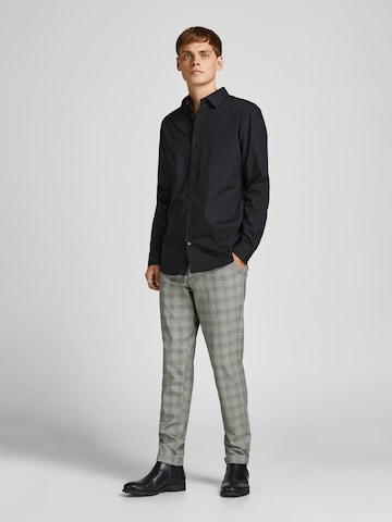 JACK & JONES Slimfit Chinohousut 'Marco Connor' värissä harmaa