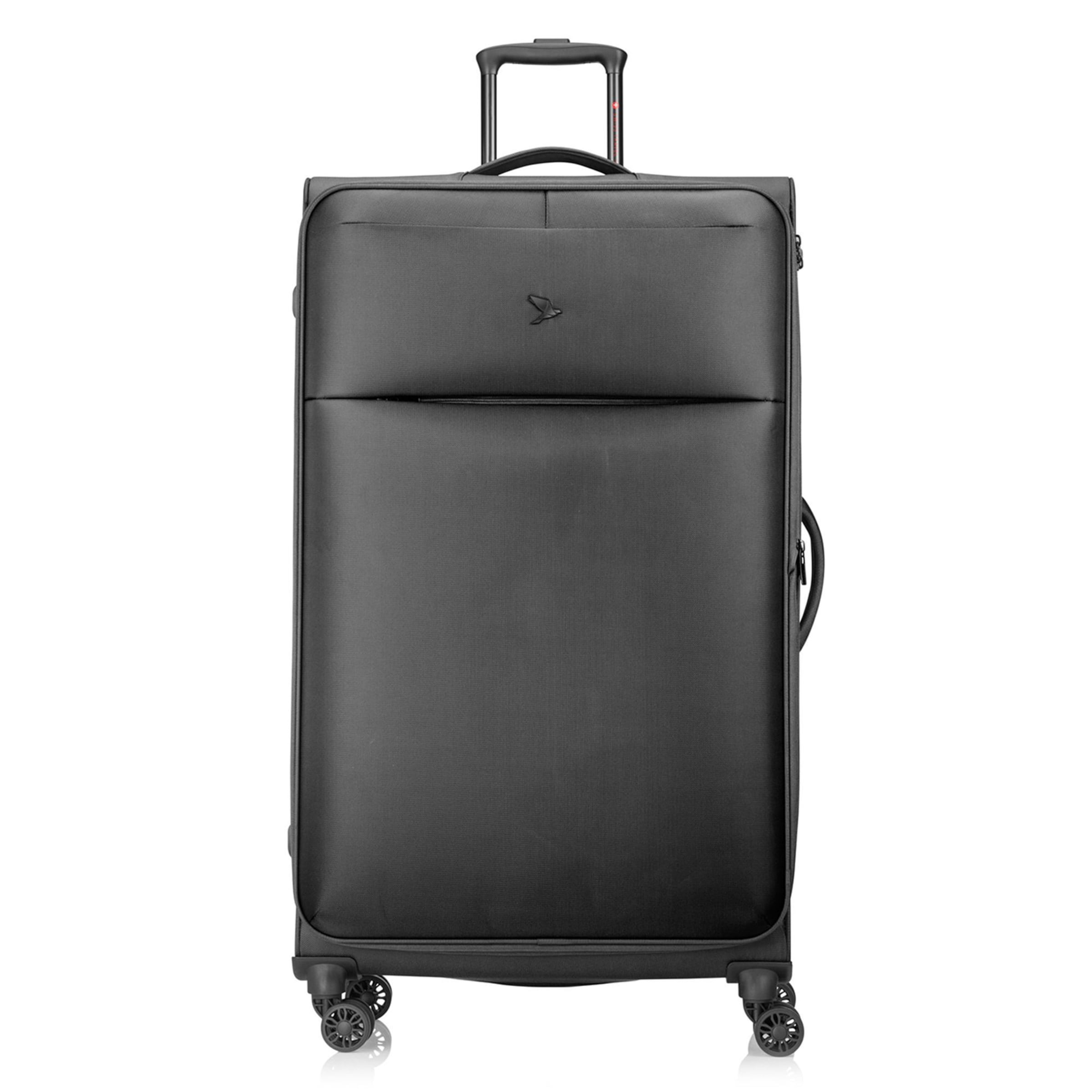 Pack Easy Trolley 'GoUp' in Schwarz: Vorderseite