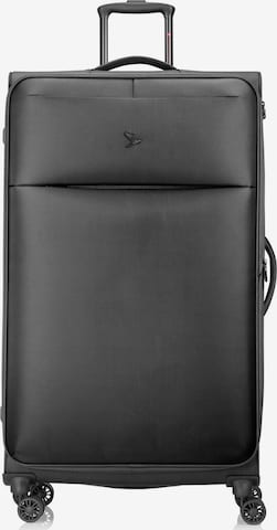 Pack Easy Trolley 'GoUp' in Zwart: voorkant