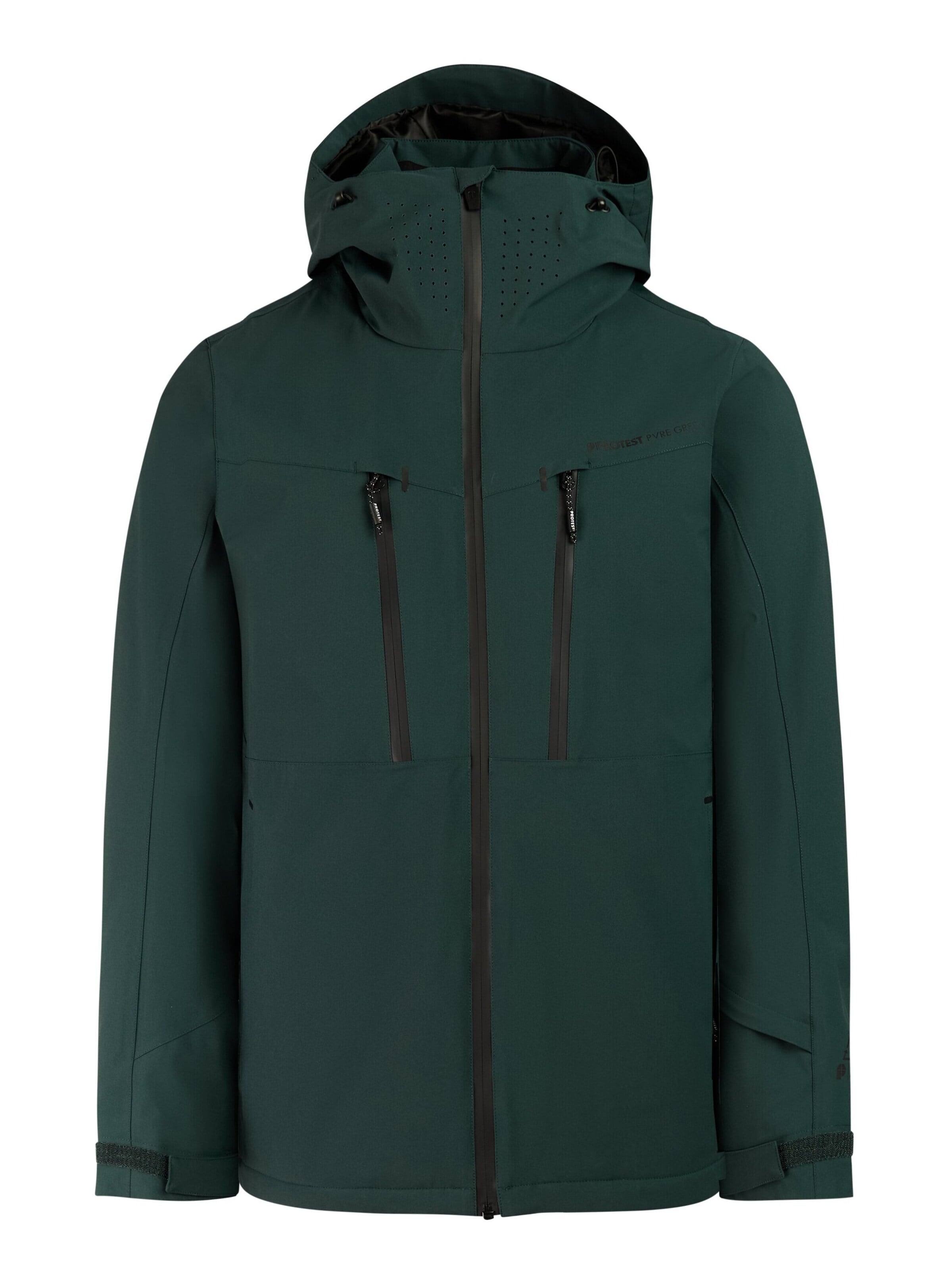 PROTEST Sportjacke 'PRTTIMOTHY'‌‌‌‌ in Grün: Vorderseite