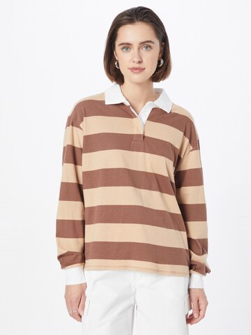 HOLLISTER Shirt in Brown: front