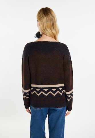 usha FESTIVAL Sweater 'Rakata' in Brown