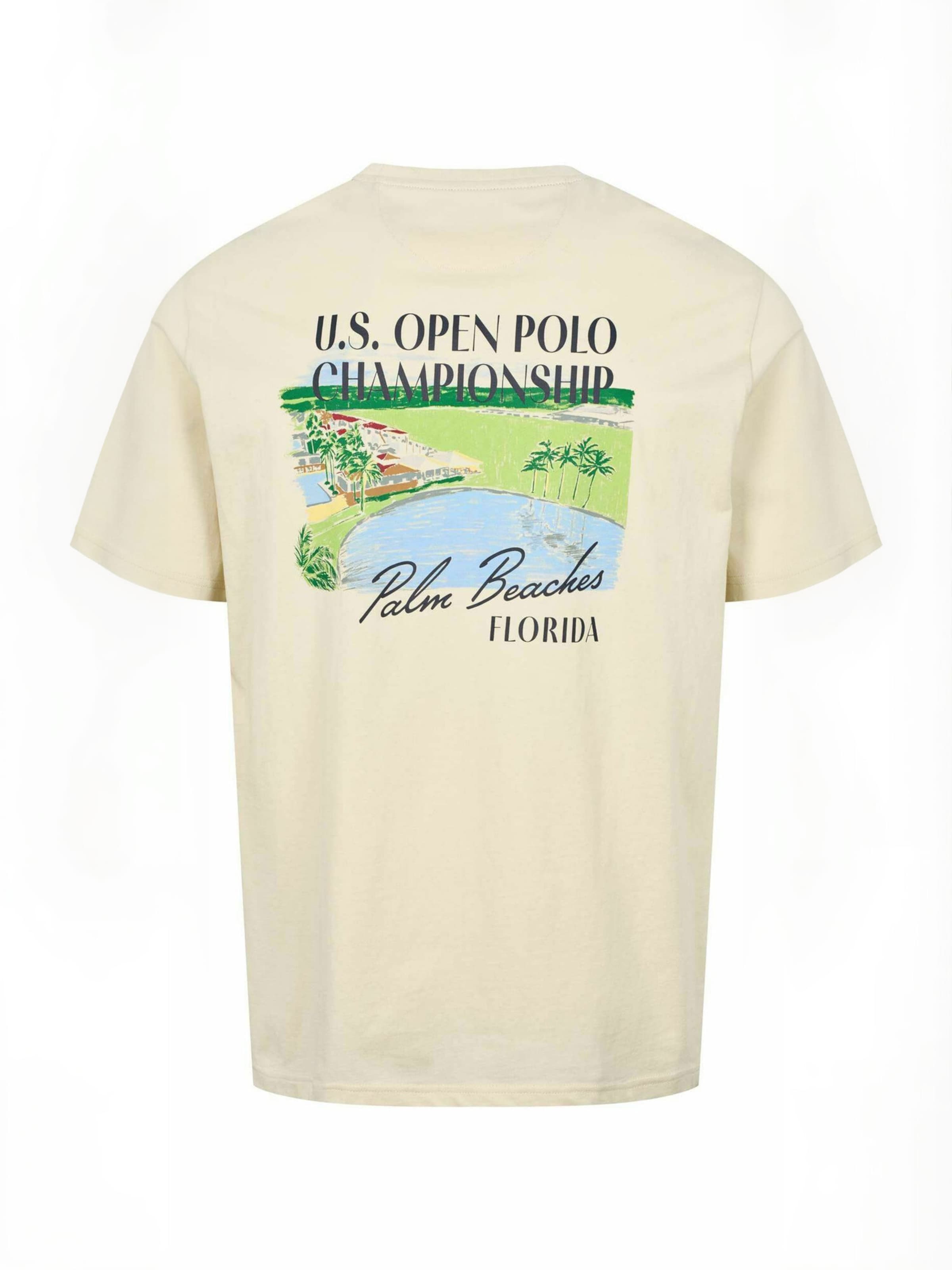 U.S. POLO ASSN. Regular Fit T-shirt ' UMDalha ' in Grau