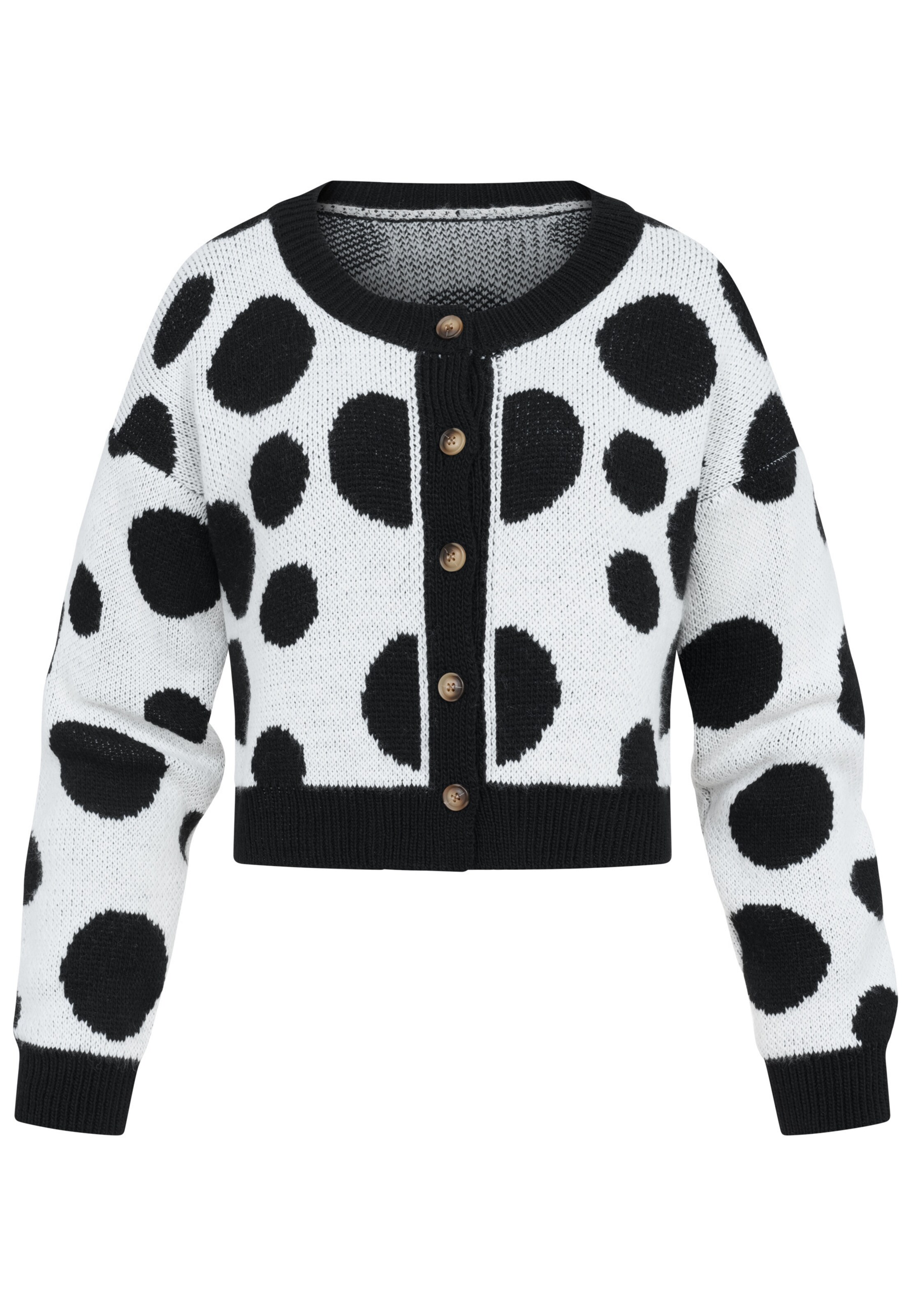 Cloud5ive Strickjacke in Mischfarben: Vorderseite