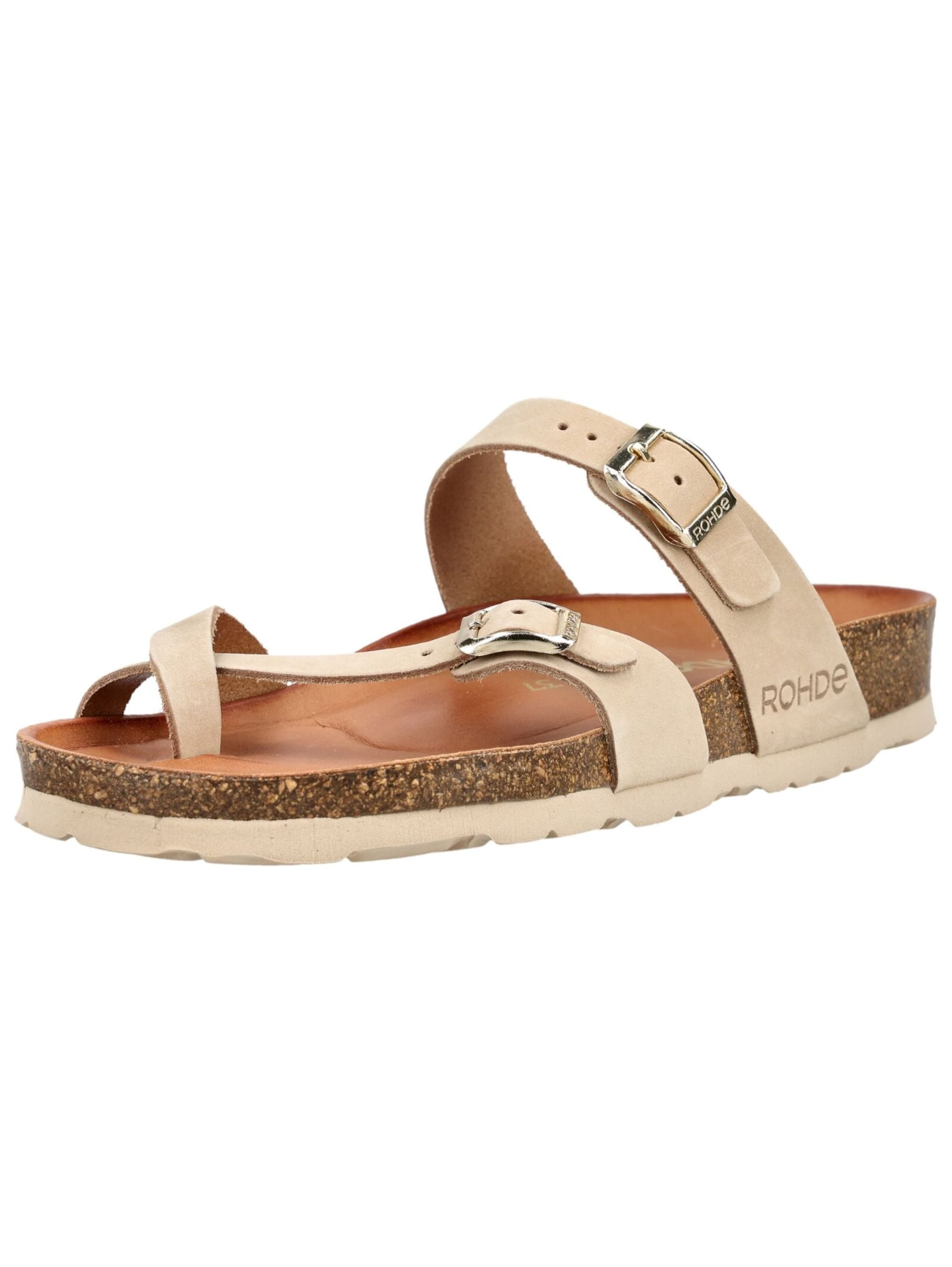 ROHDE Pantolette in Beige: Vorderseite