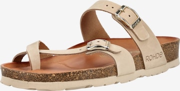 ROHDE Pantolette in Beige: Vorderseite