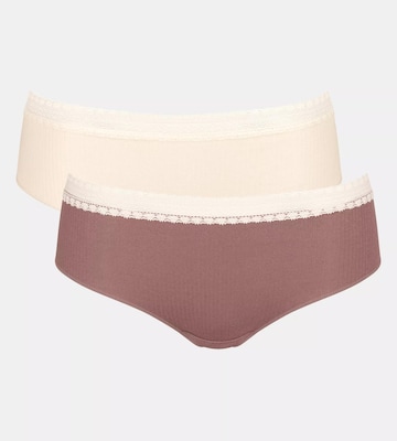 SLOGGI - Cueca 'GO' em bege: frente