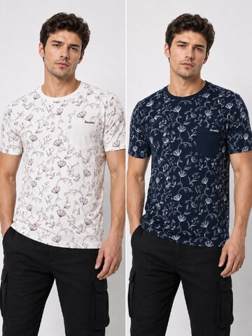 SOULSTAR Shirt '2-Pack Soulstar Heren T-shirts – 100% Katoen 200 gsm' in Beige