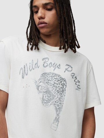 T-Shirt 'WILD BOYS' AllSaints en blanc