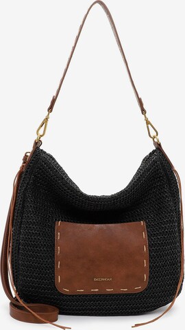 Borsa a sacco di Emily & Noah in nero: frontale