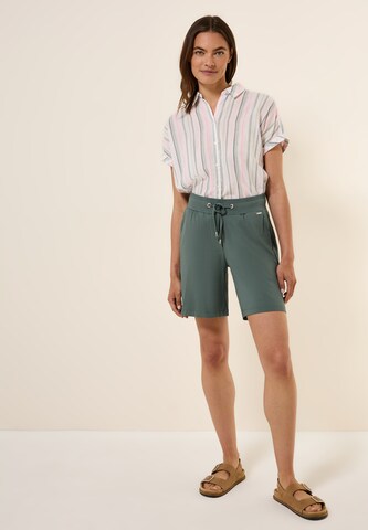 CECIL Loose fit Pants in Green