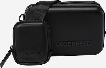 Karl Lagerfeld - Bolso de hombro 'Kase' en negro