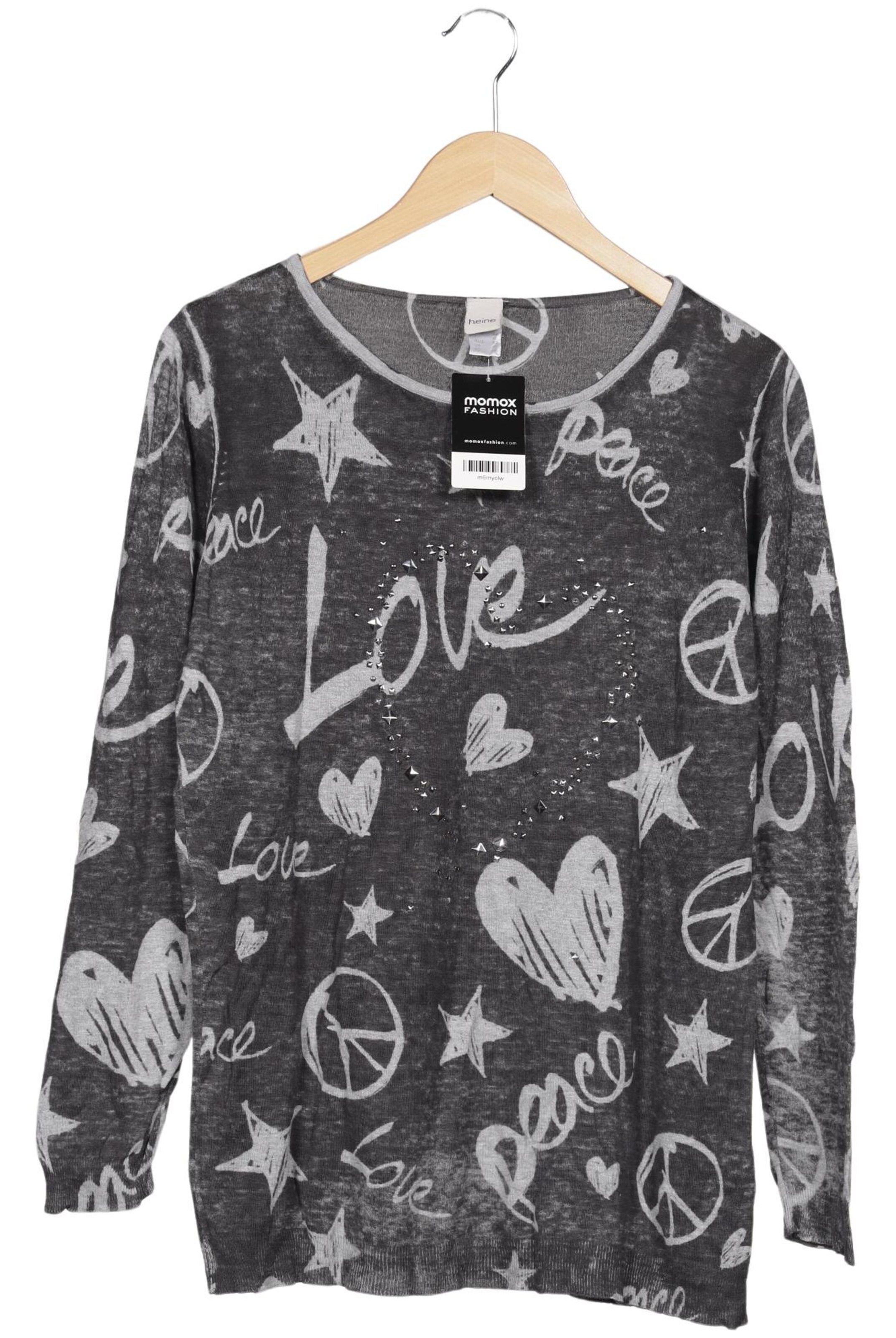 heine Sweater & Cardigan in XL in Grey: front