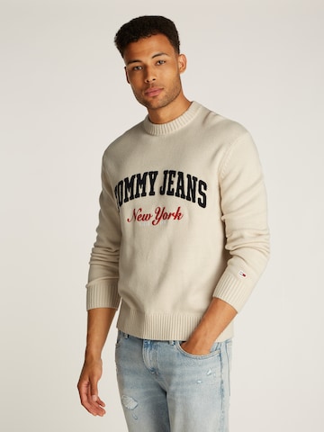 Pullover di Tommy Jeans in beige: frontale