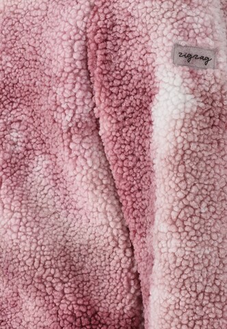 ZigZag Fleece Jacket 'Yanna' in Pink