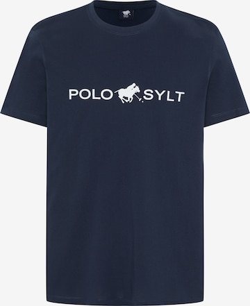 Polo Sylt Shirt in Blue: front