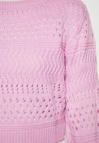 swirly Пуловер в розово