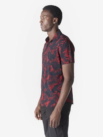 KOROSHI Slim fit Button Up Shirt in Red
