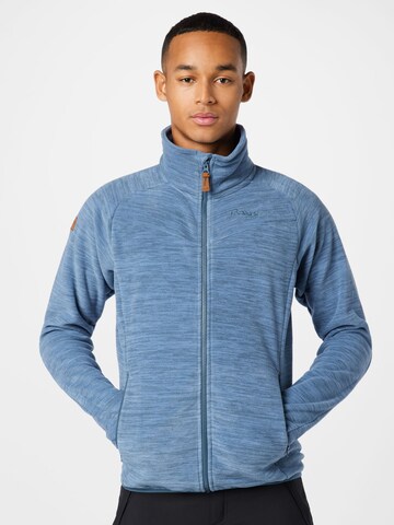 Bergans Athletic Fleece Jacket 'Hareid' in Blue: front