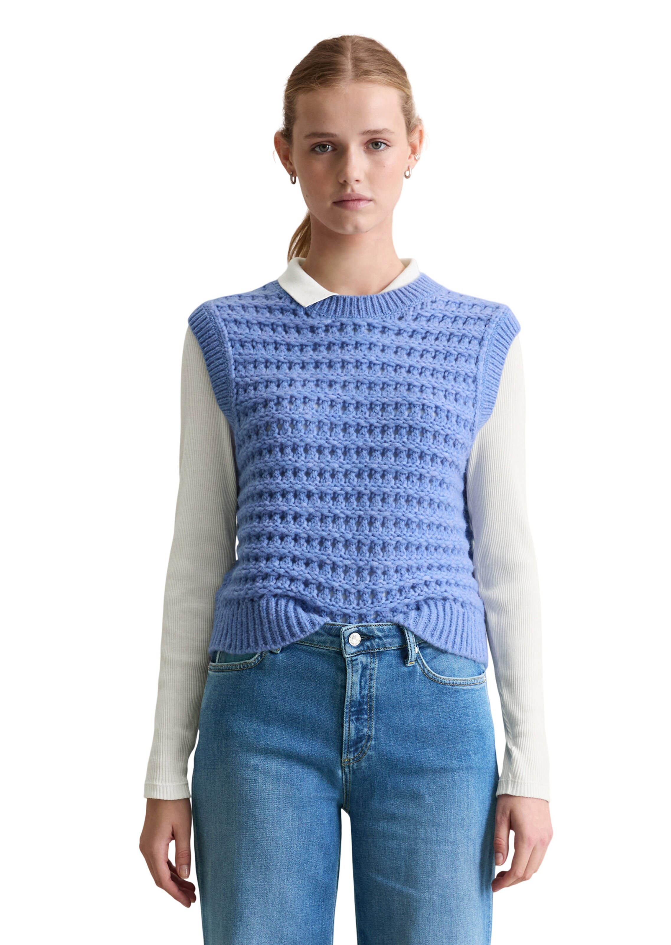 Marc O'Polo DENIM Pullover in Blau: Vorderseite