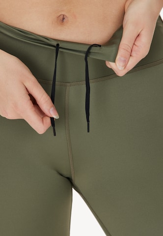 ENDURANCE Skinny Workout Pants 'Franza' in Green