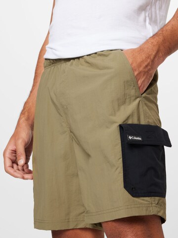 COLUMBIA Regular Outdoor trousers 'Summerdry' in Green