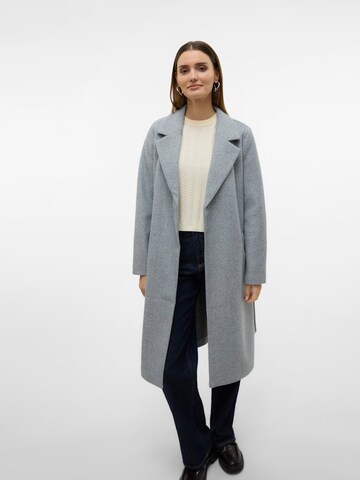 VERO MODA Between-seasons coat 'VMFORTUNEAYA' in Grey: front