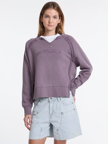 GUESS Sweatshirt in Lila: Vorderseite