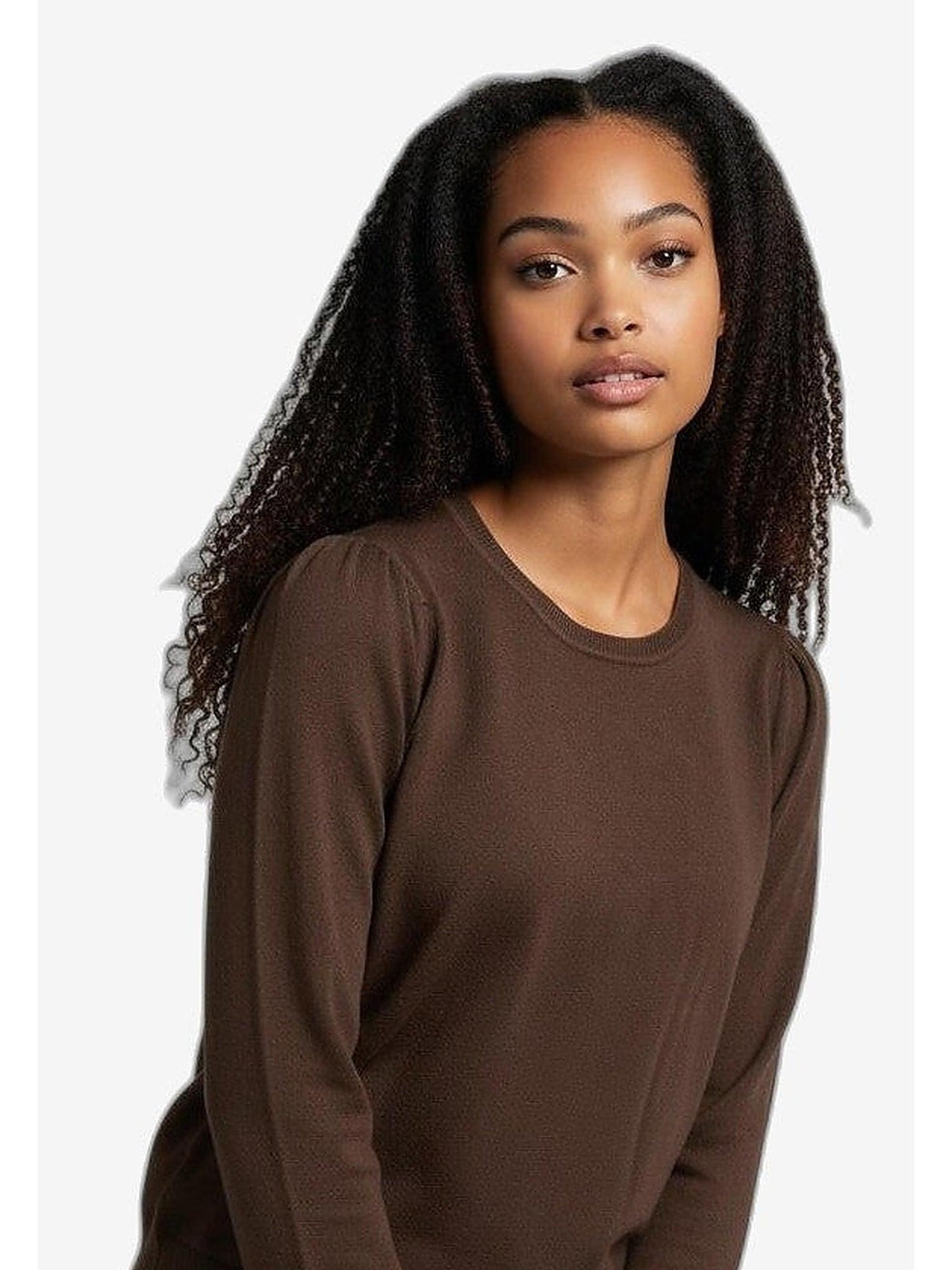 Fresh Flower Sweater in S in Brown, Item view