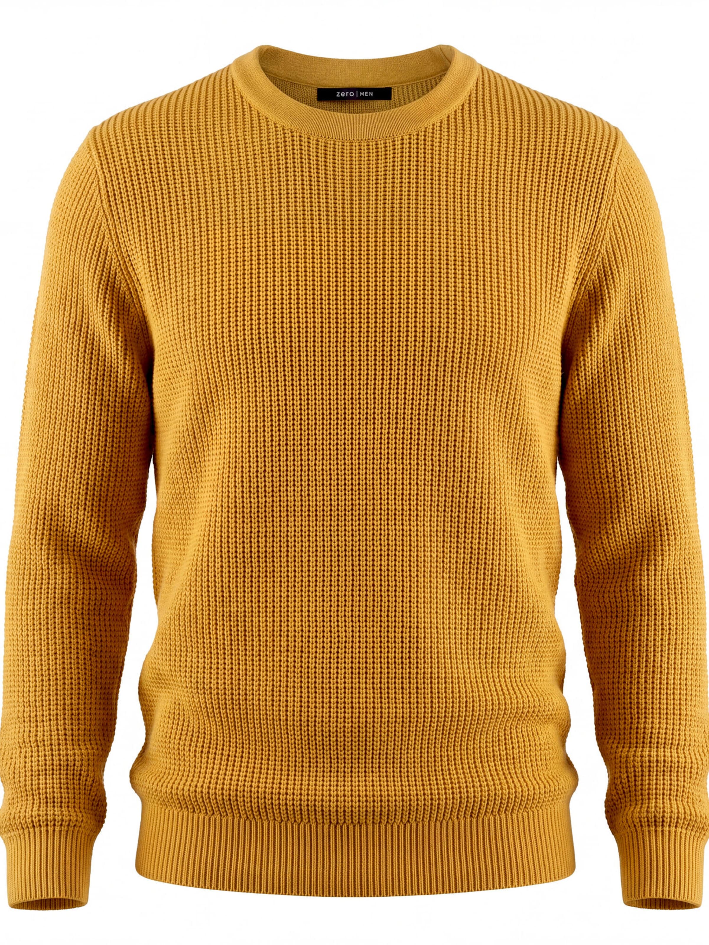 Pull-over zero en jaune : devant