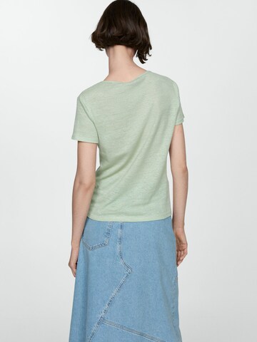 T-shirt 'LENO' MANGO en vert