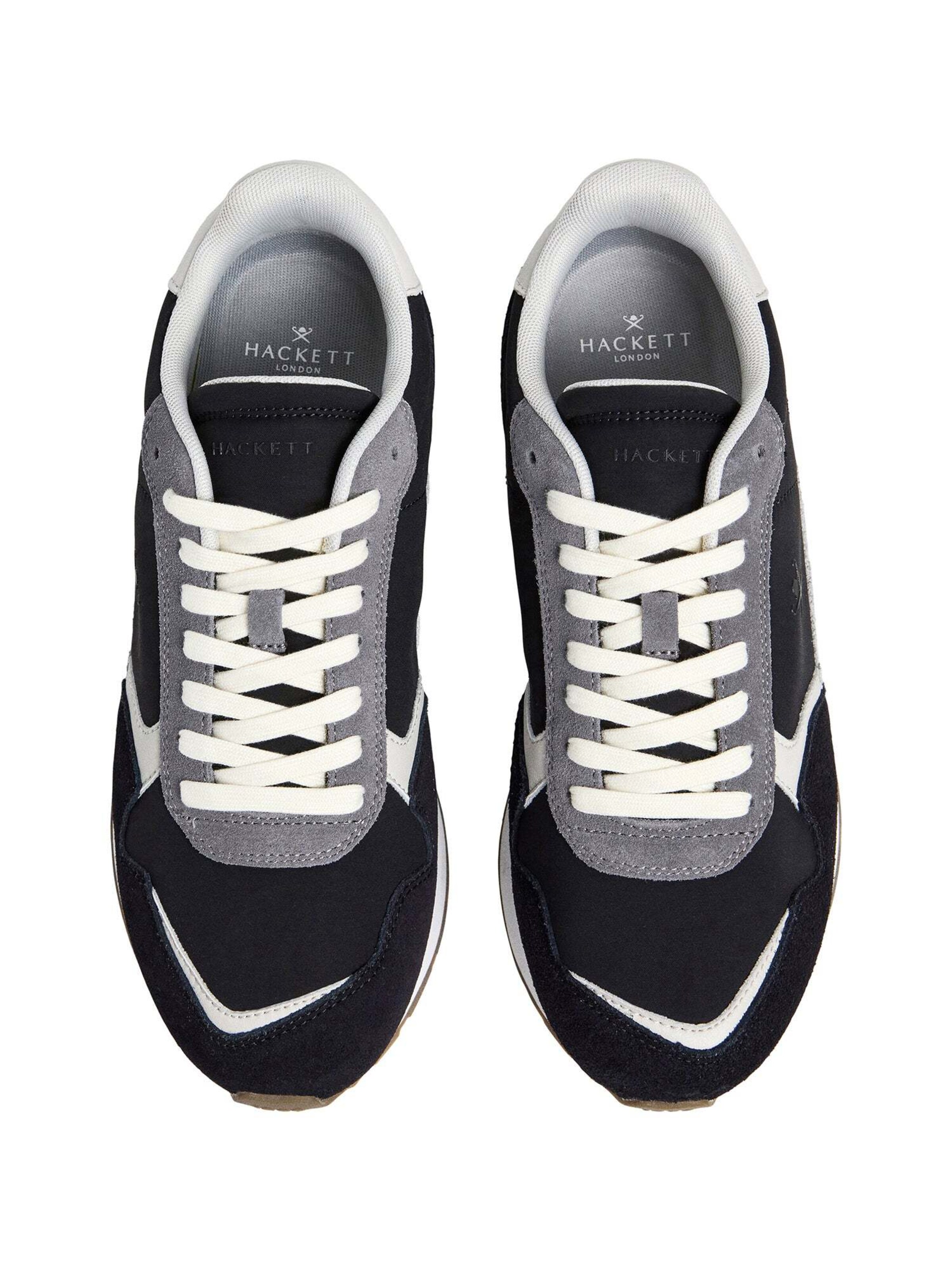 Scarpa stringata 'Vector Device' di Hackett London in nero