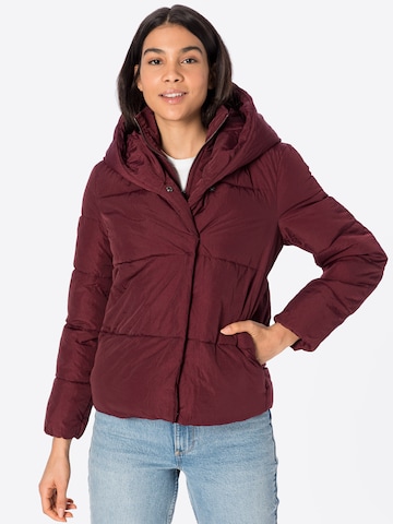 Veste d’hiver 'SYDNEY SARA' ONLY en rouge : devant