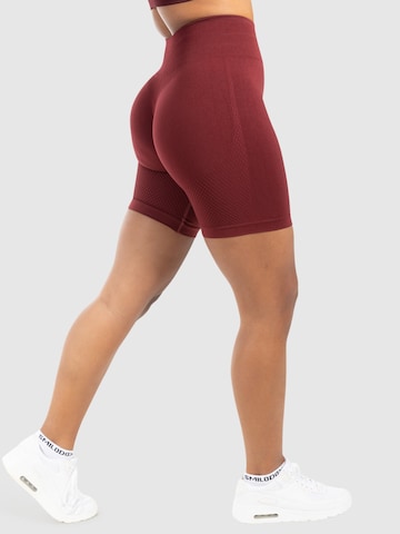 Coupe slim Pantalon de sport Smilodox en rouge