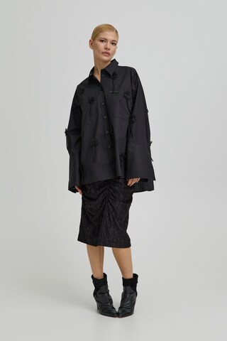 Ball Blouse 'Charlotta' in Black