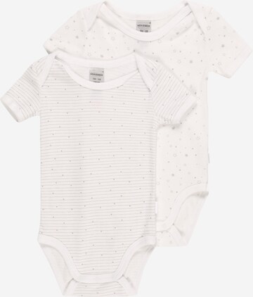 SCHIESSER Romper/Bodysuit ' Original Classics ' in White: front