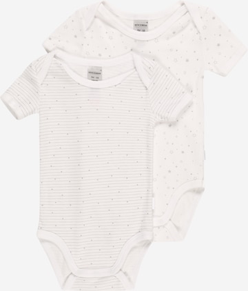 SCHIESSER Romper/bodysuit ' Original Classics ' in White: front